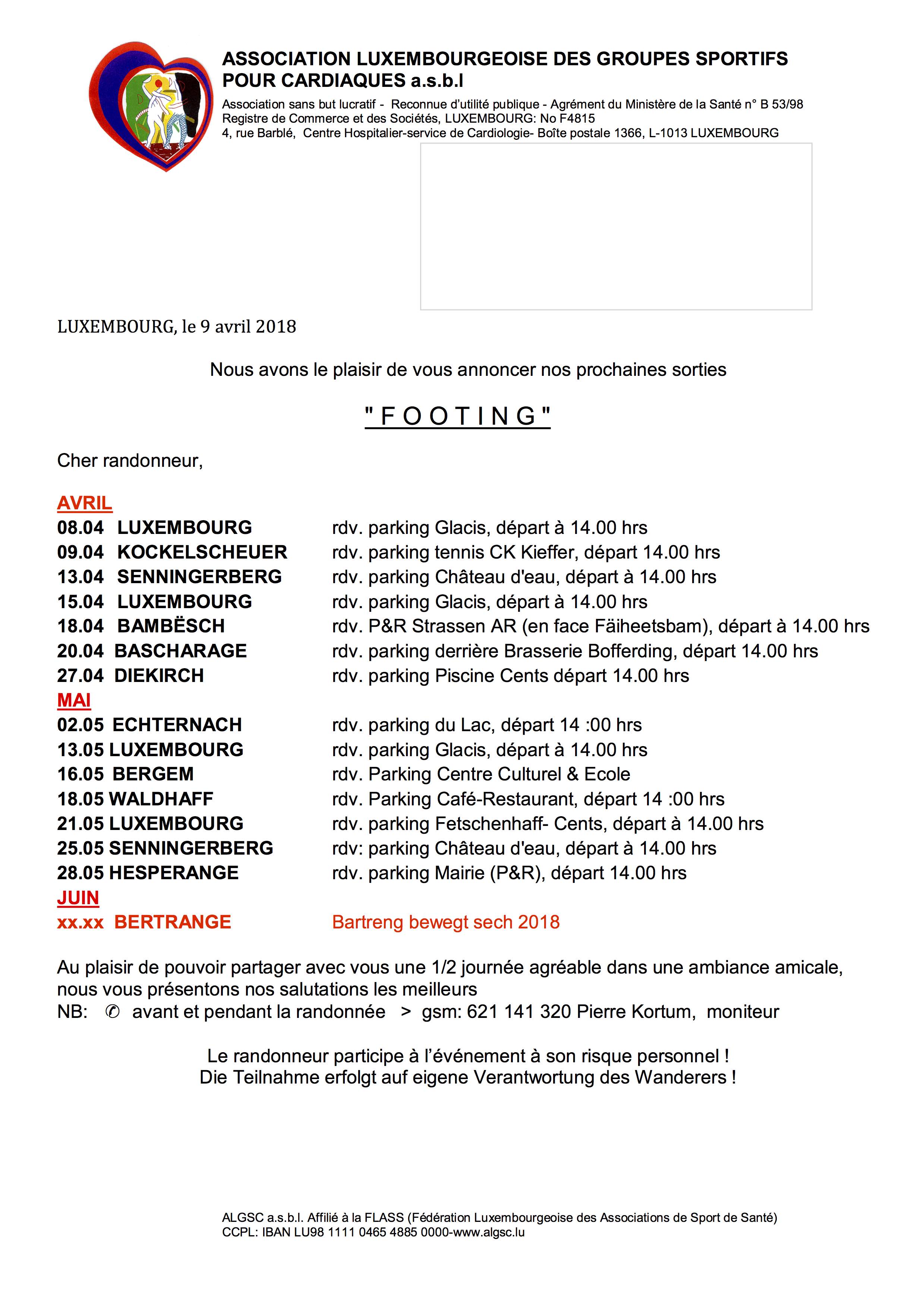 footing 2018-2