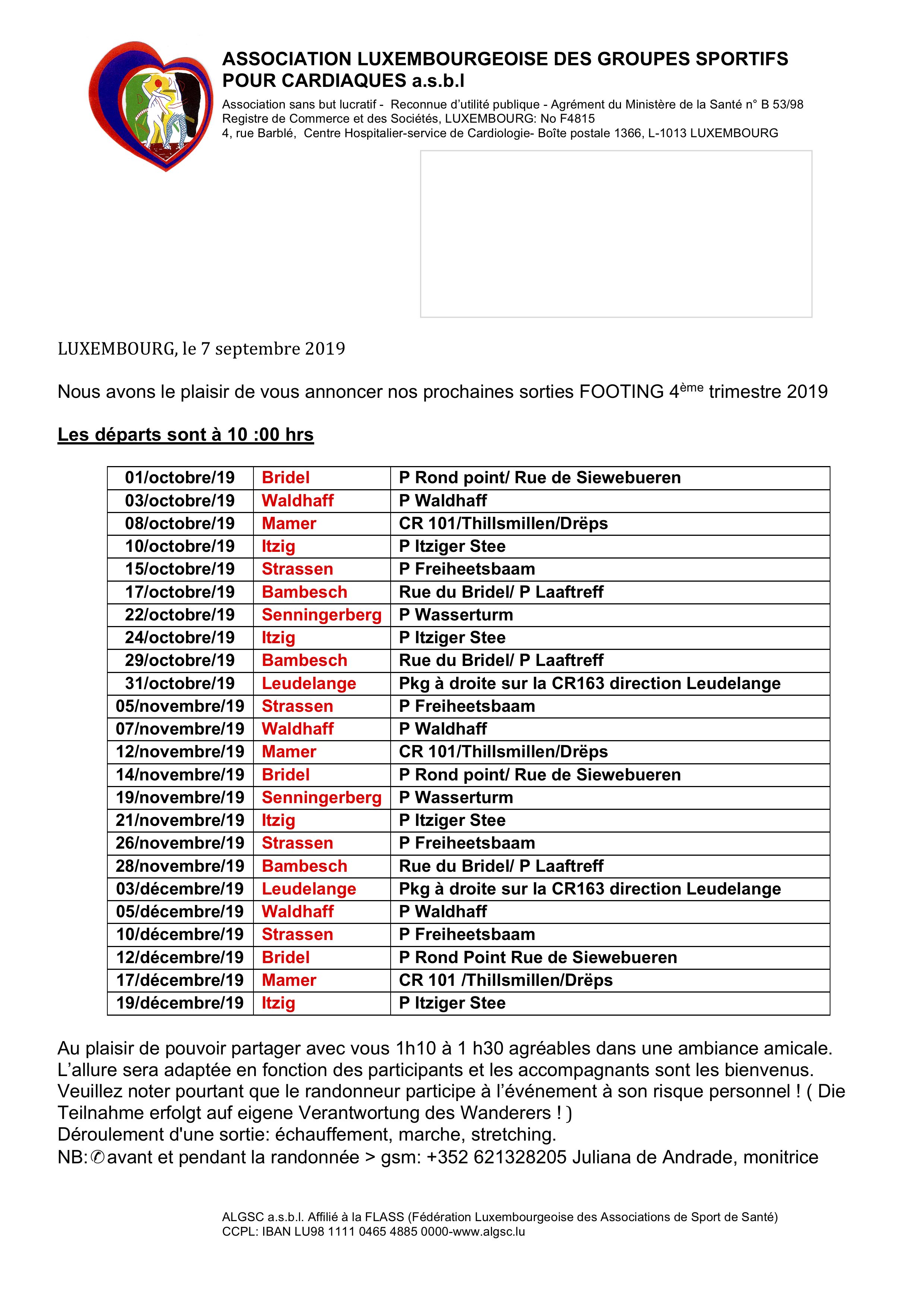 FOOTING 2019_octobre_décembre