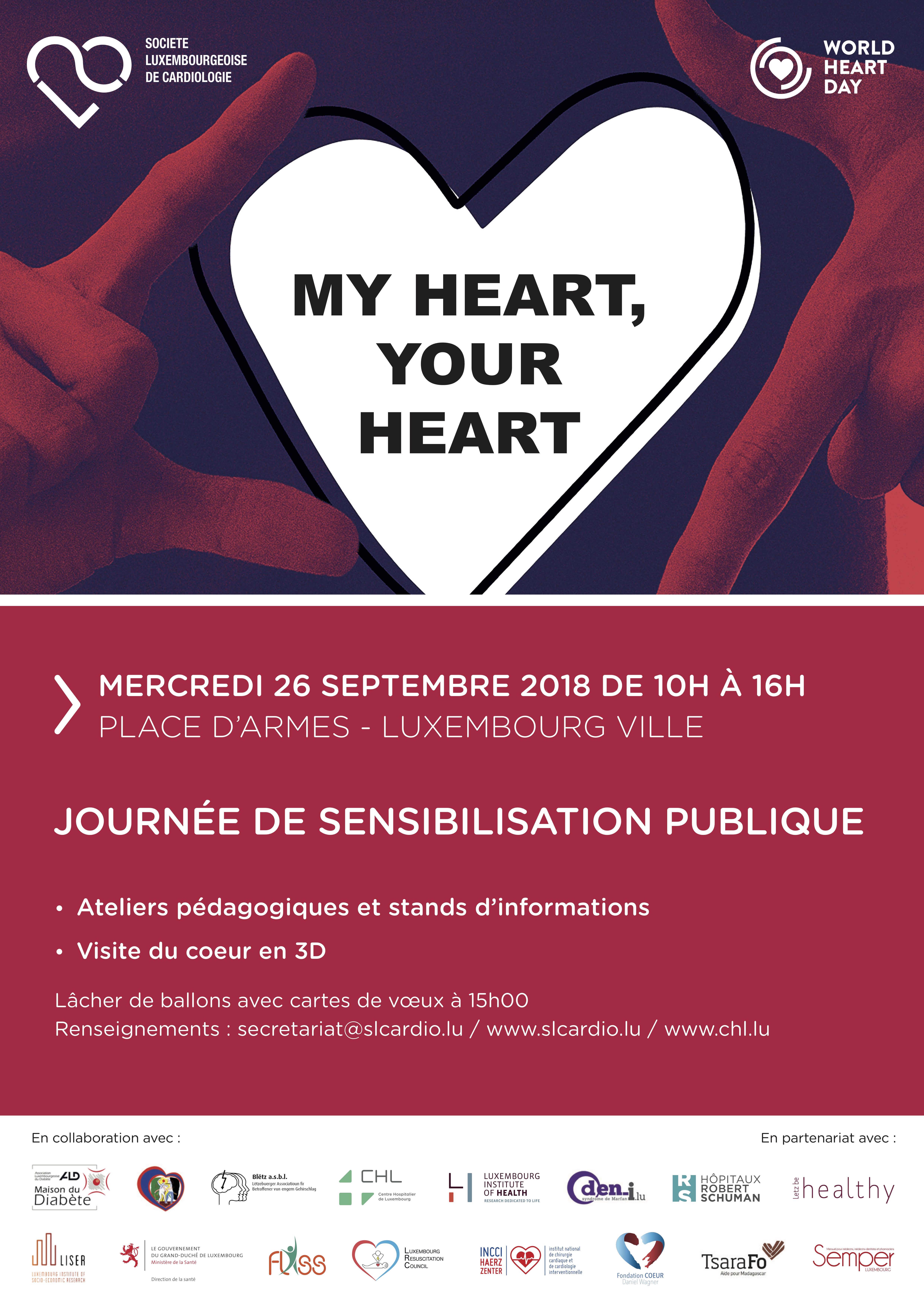 Affiche Journee du coeur 2018