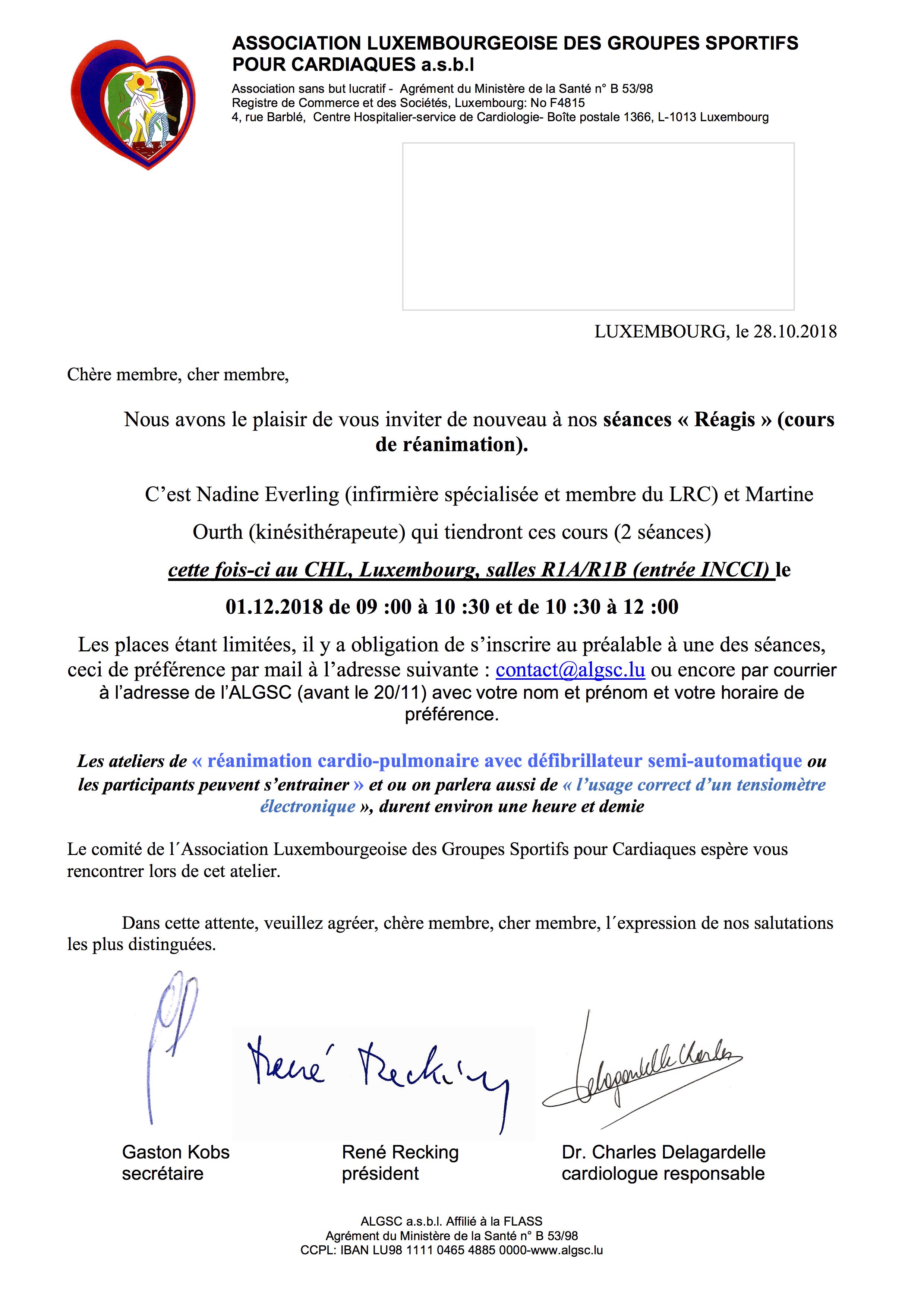 invitation conference REAGIS 02.12.18